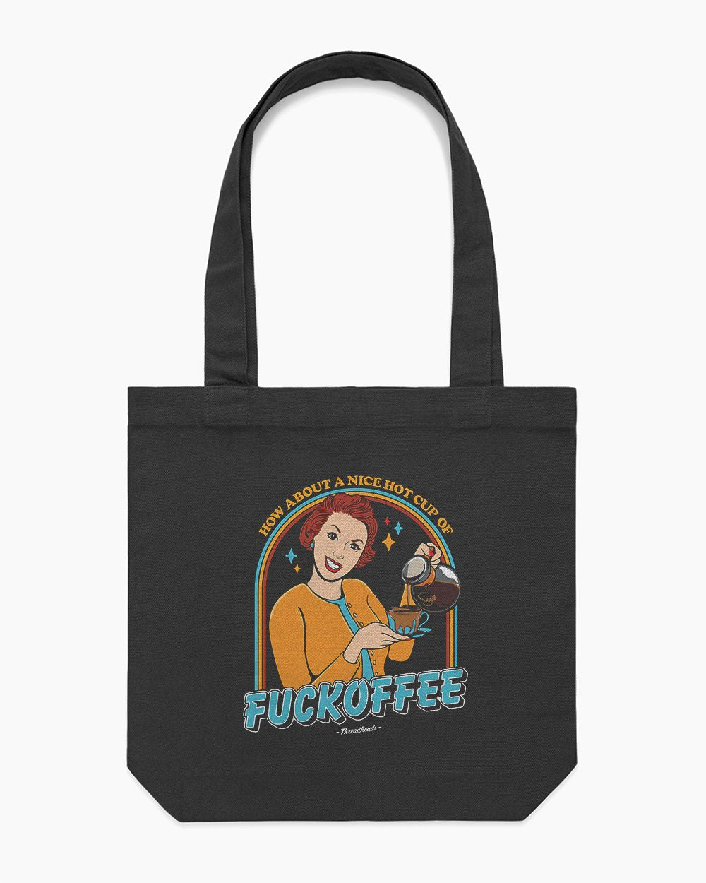 Fuckoffee Tote Bag Europe Online #colour_black