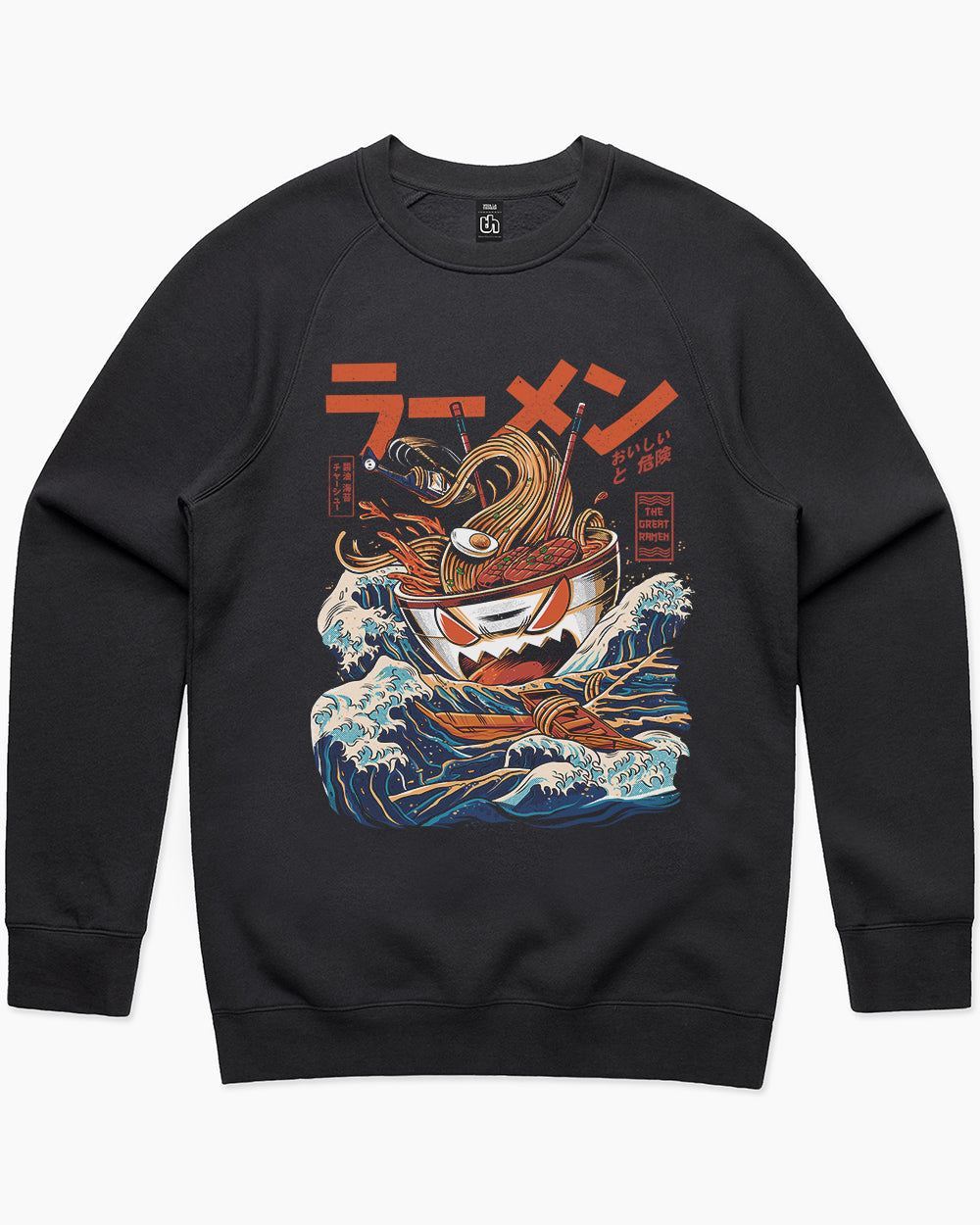 Great Ramen off Kanagawa Sweater Europe Online #colour_black