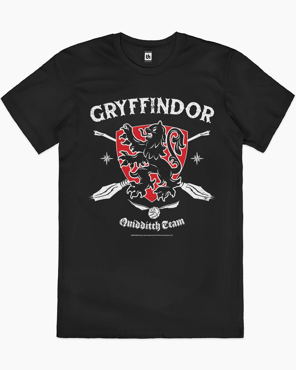 Gryffindor Quidditch Team T-Shirt Australia Online #colour_black