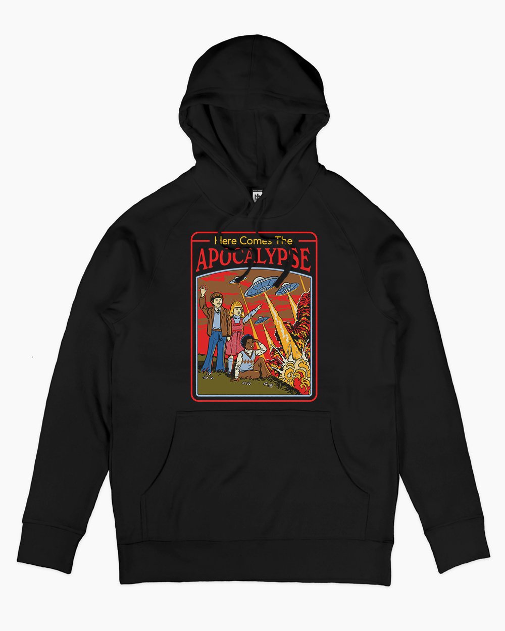 Here Comes the Apocalypse Hoodie Europe Online #colour_black