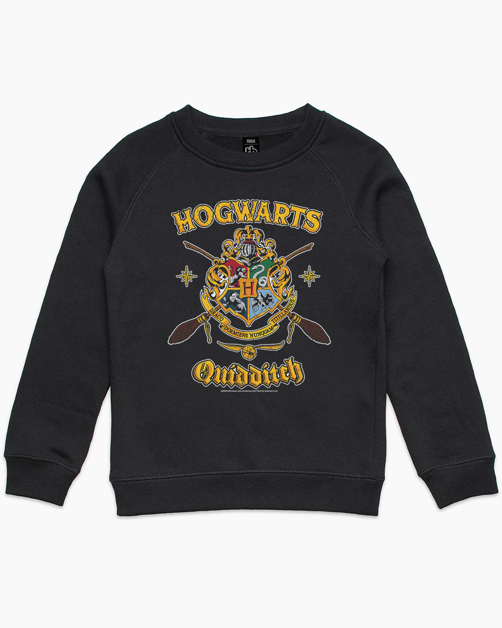 Hogwarts Quidditch Shield Kids Sweater Australia Online #colour_black