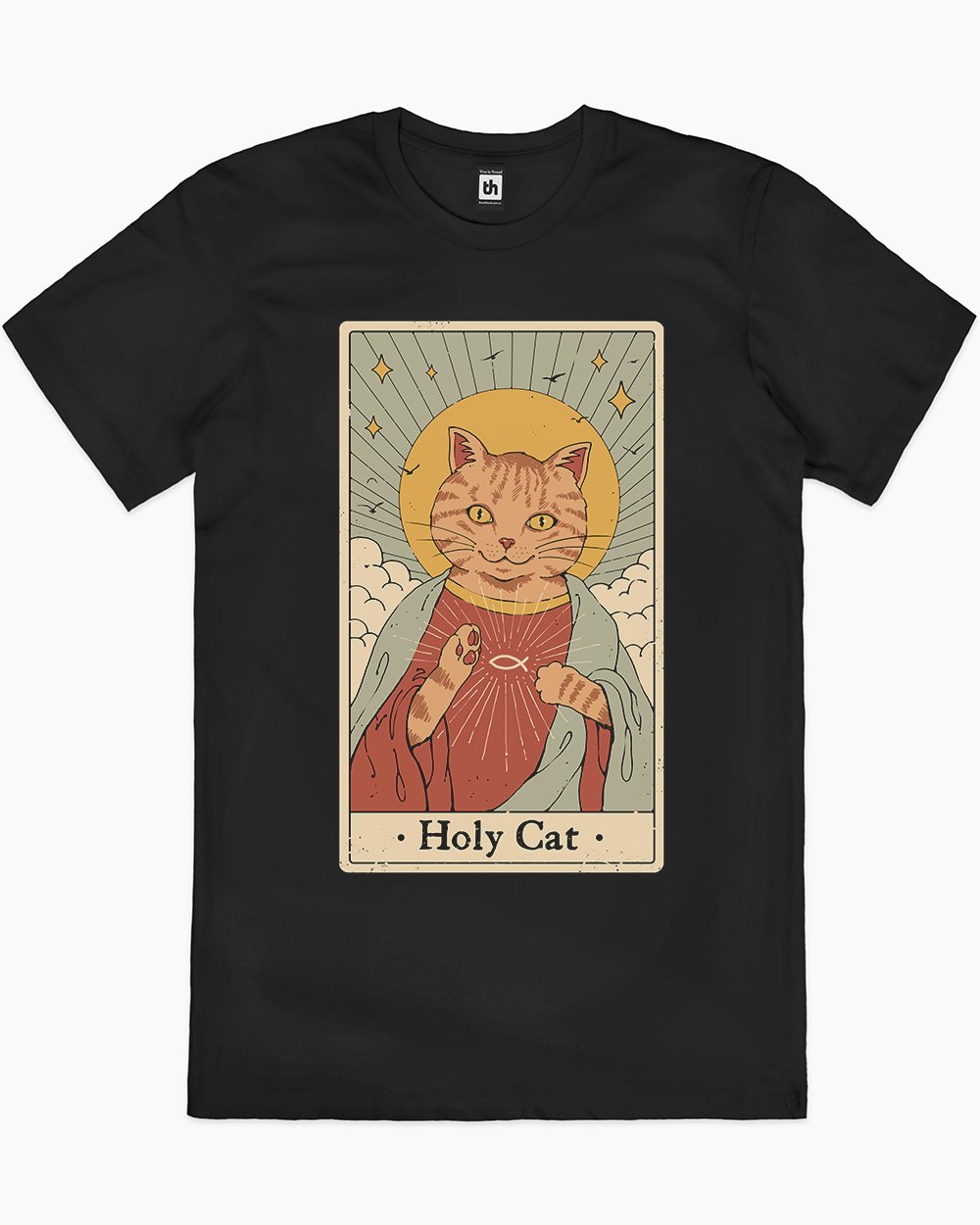 Holy Cat T-Shirt Europe Online #colour_black