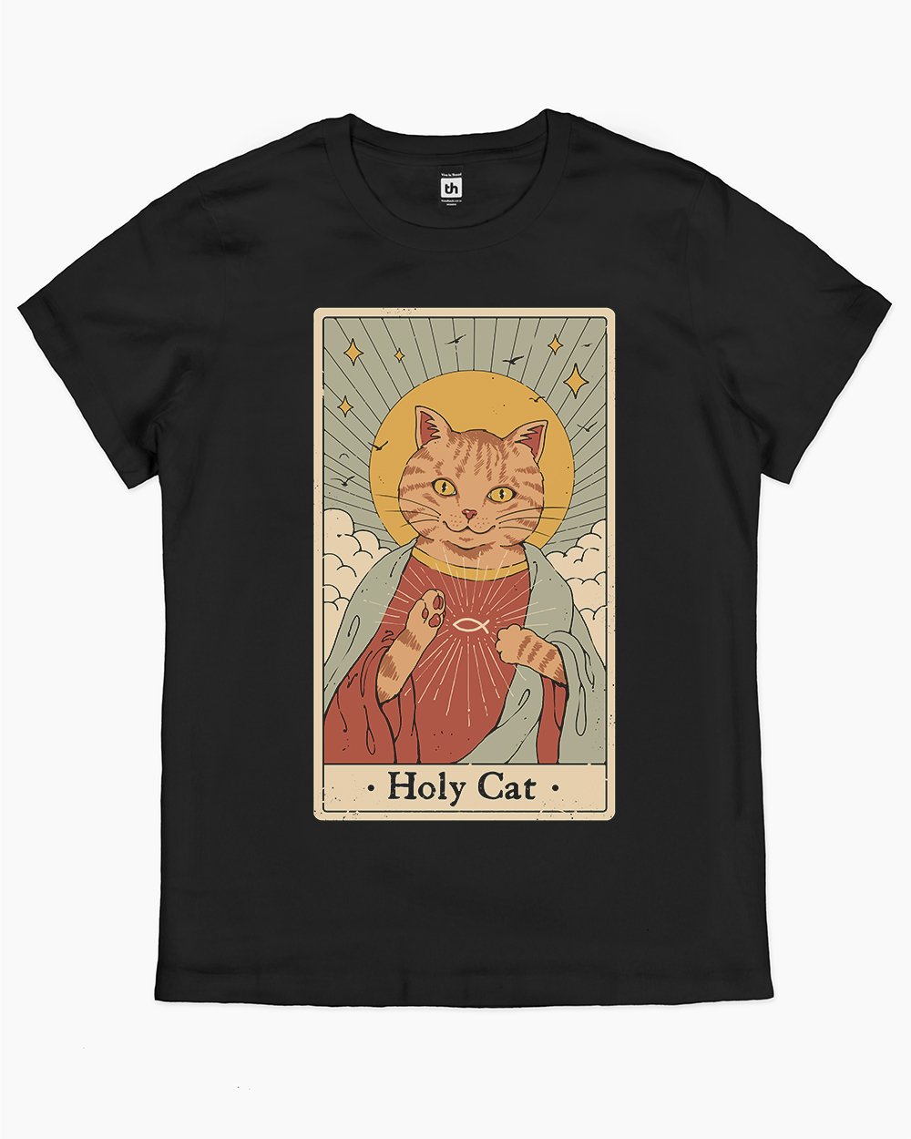 Holy Cat T-Shirt Australia Online #colour_black