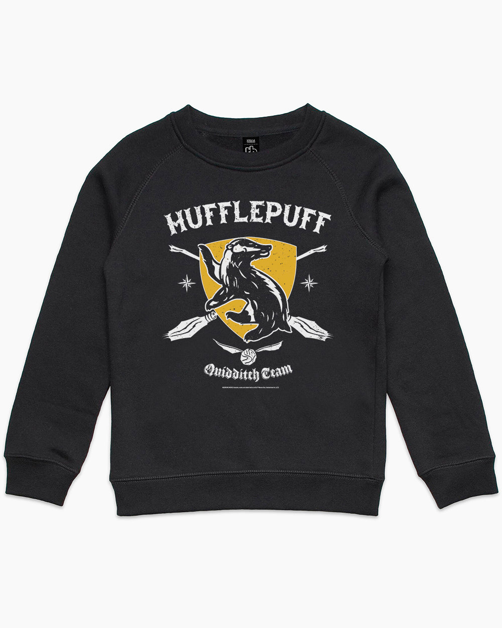 Hufflepuff Quidditch Team Kids Sweater Australia Online #colour_black