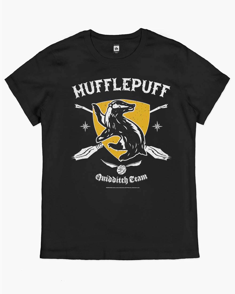Hufflepuff Quidditch Team T-Shirt Australia Online #colour_black