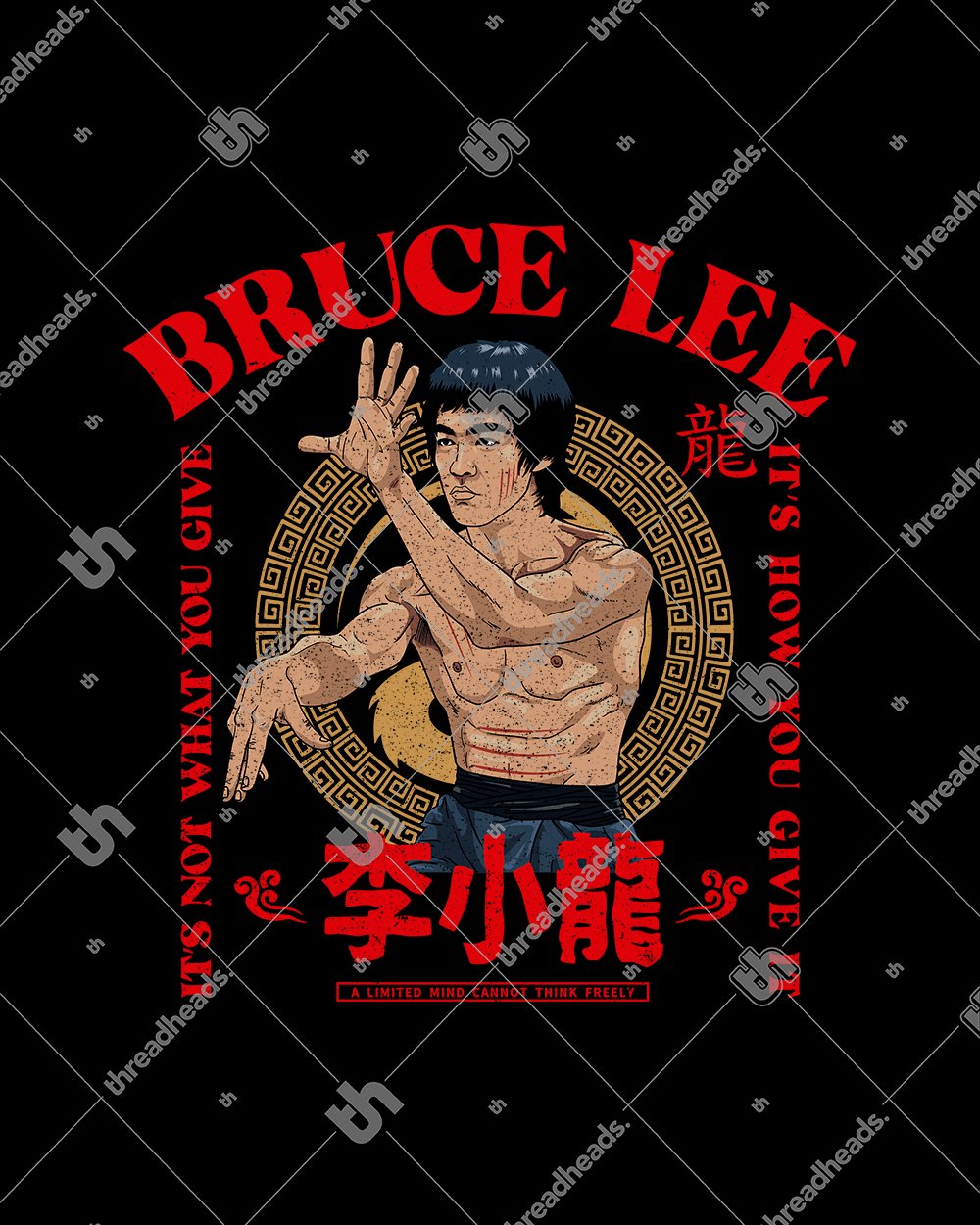 Bruce Lee It's Not What You Give Sweater Europe Online #colour_black