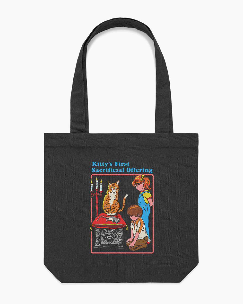Kitty's First Offering Tote Bag Europe Online #colour_black