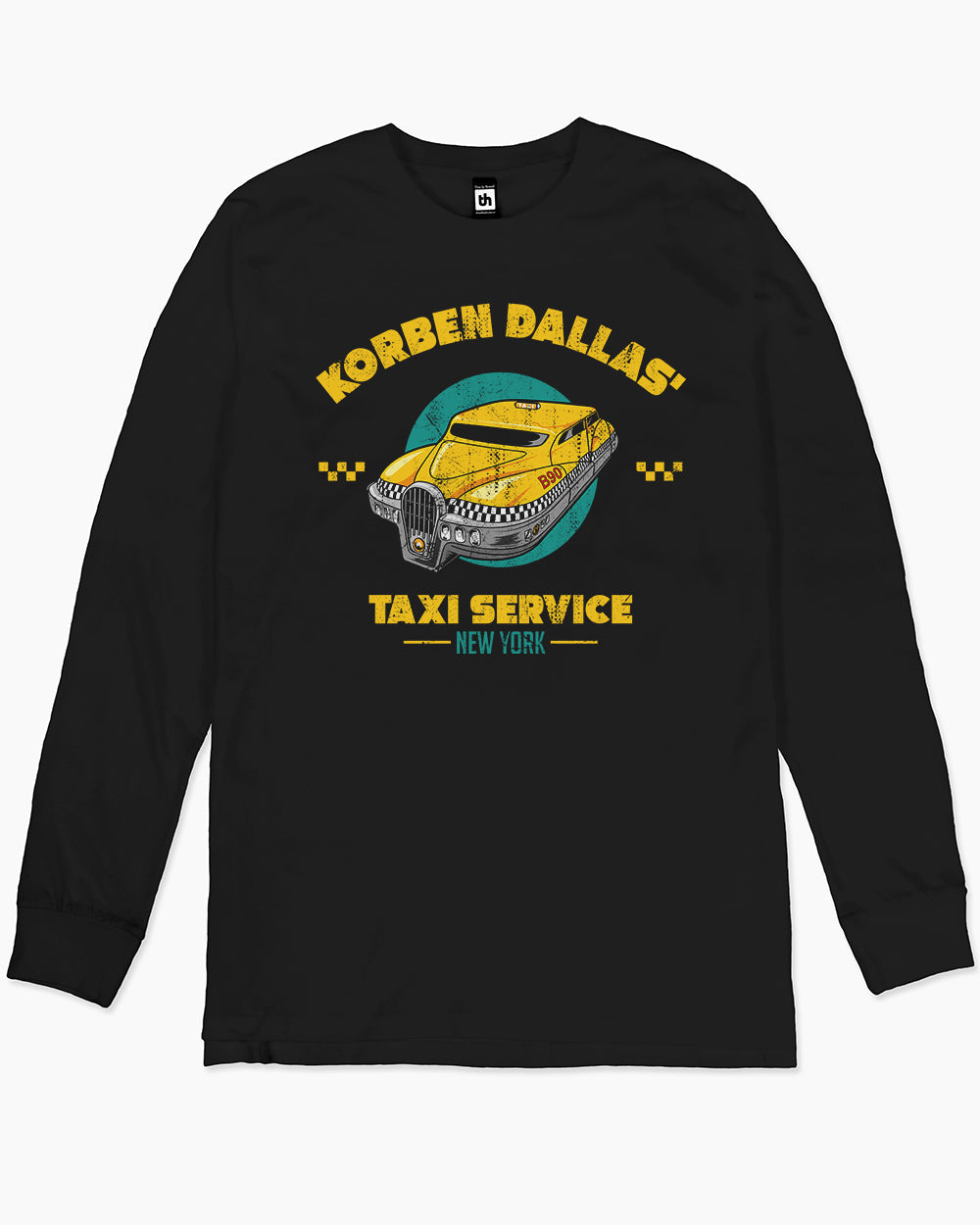 Korben Dallas' Taxi Service Long Sleeve Europe Online #colour_black