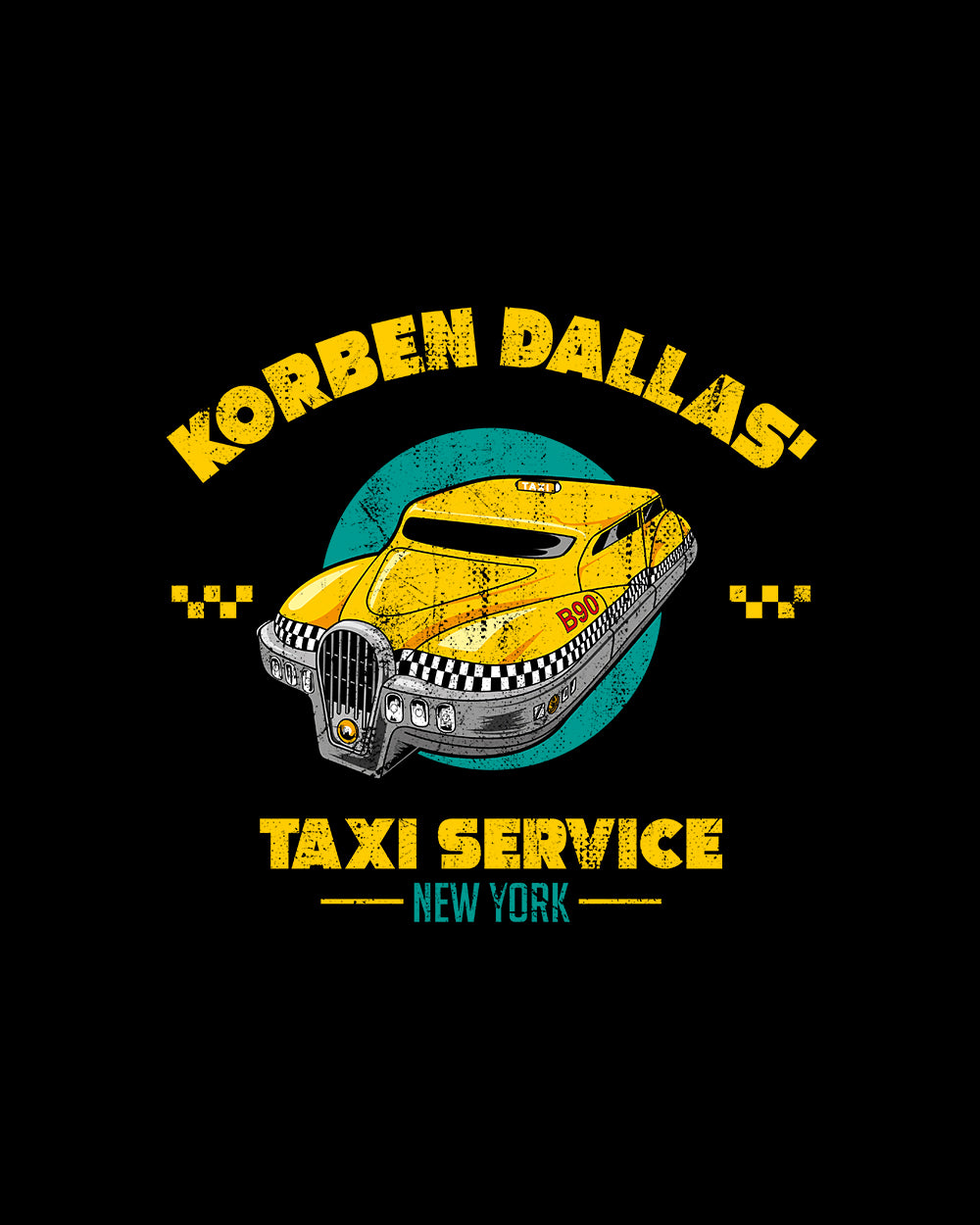 Korben Dallas' Taxi Service Long Sleeve Europe Online #colour_black