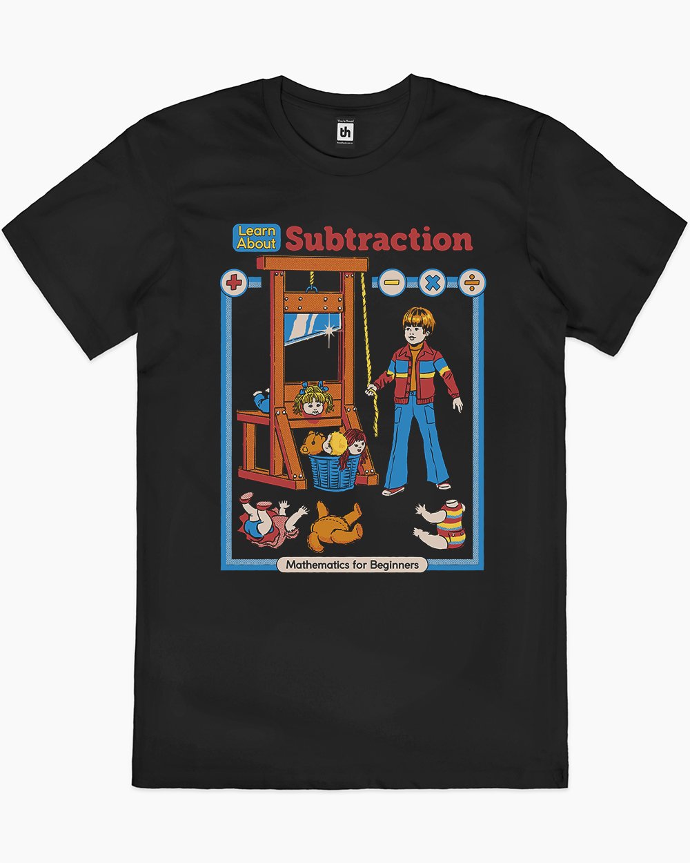 Learn About Subtraction T-Shirt Europe Online #colour_black