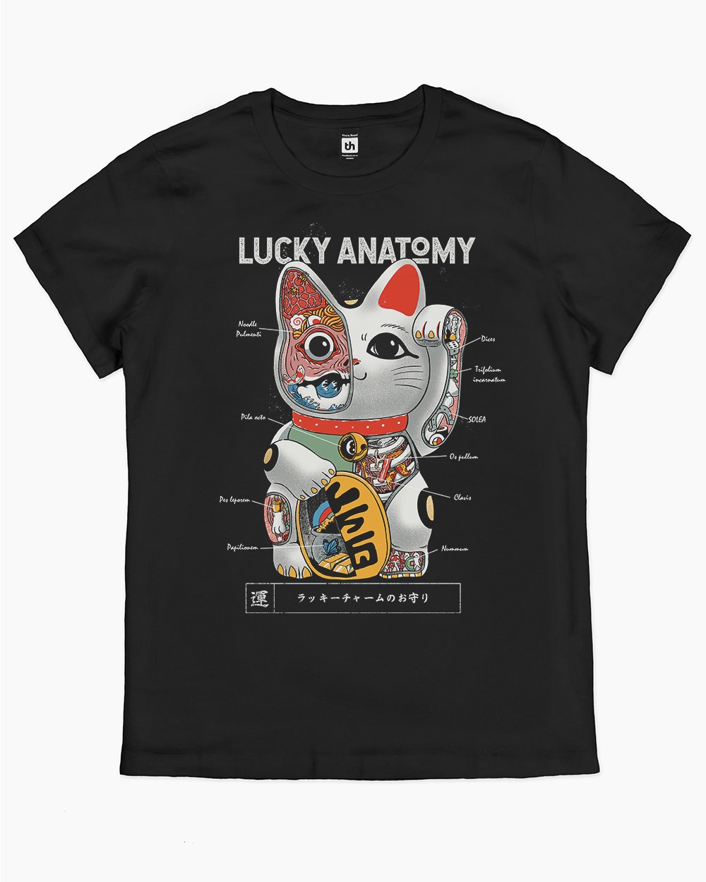 Lucky Anatomy T-Shirt Australia Online #colour_black