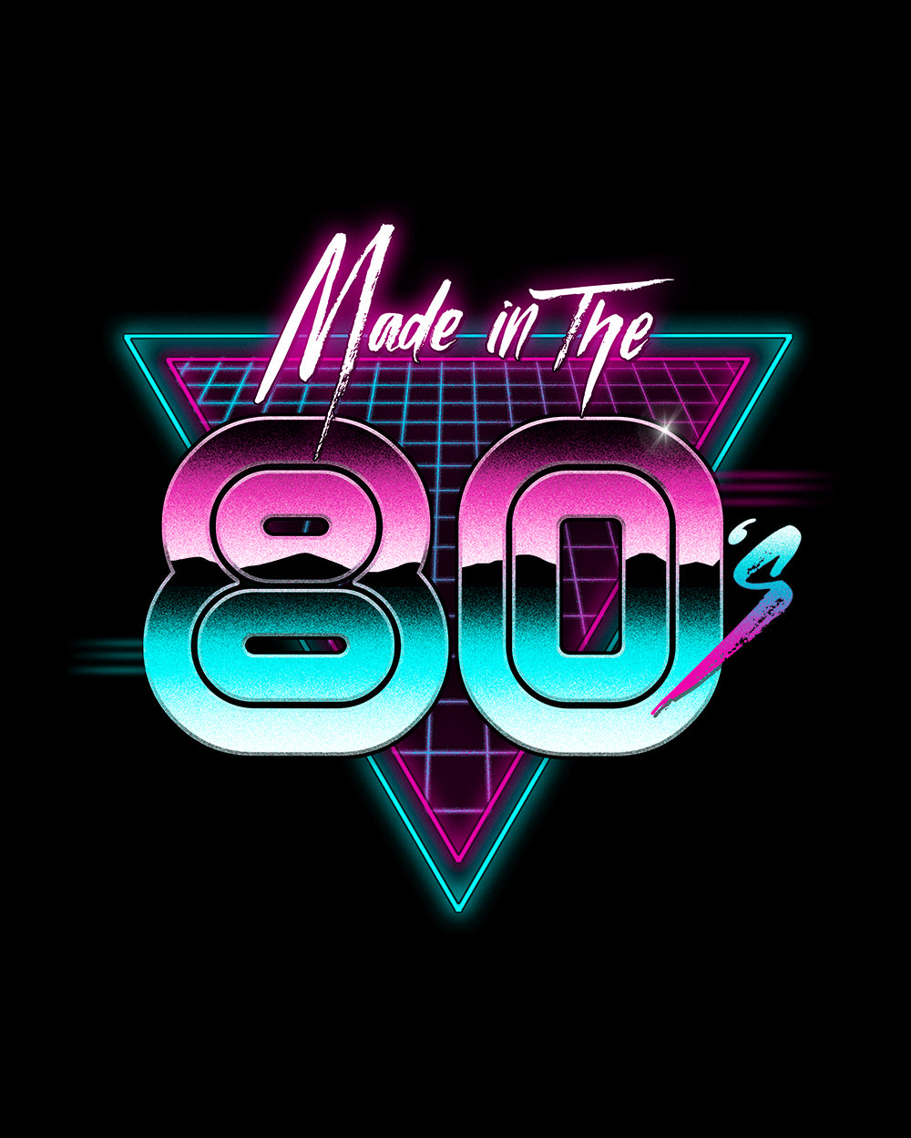 Made in the 80s Hoodie Europe Online #colour_black