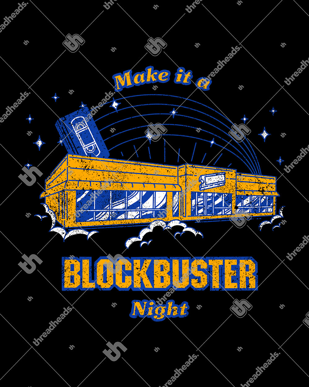 Make It a Blockbuster Night T-Shirt Europe Online #colour_black