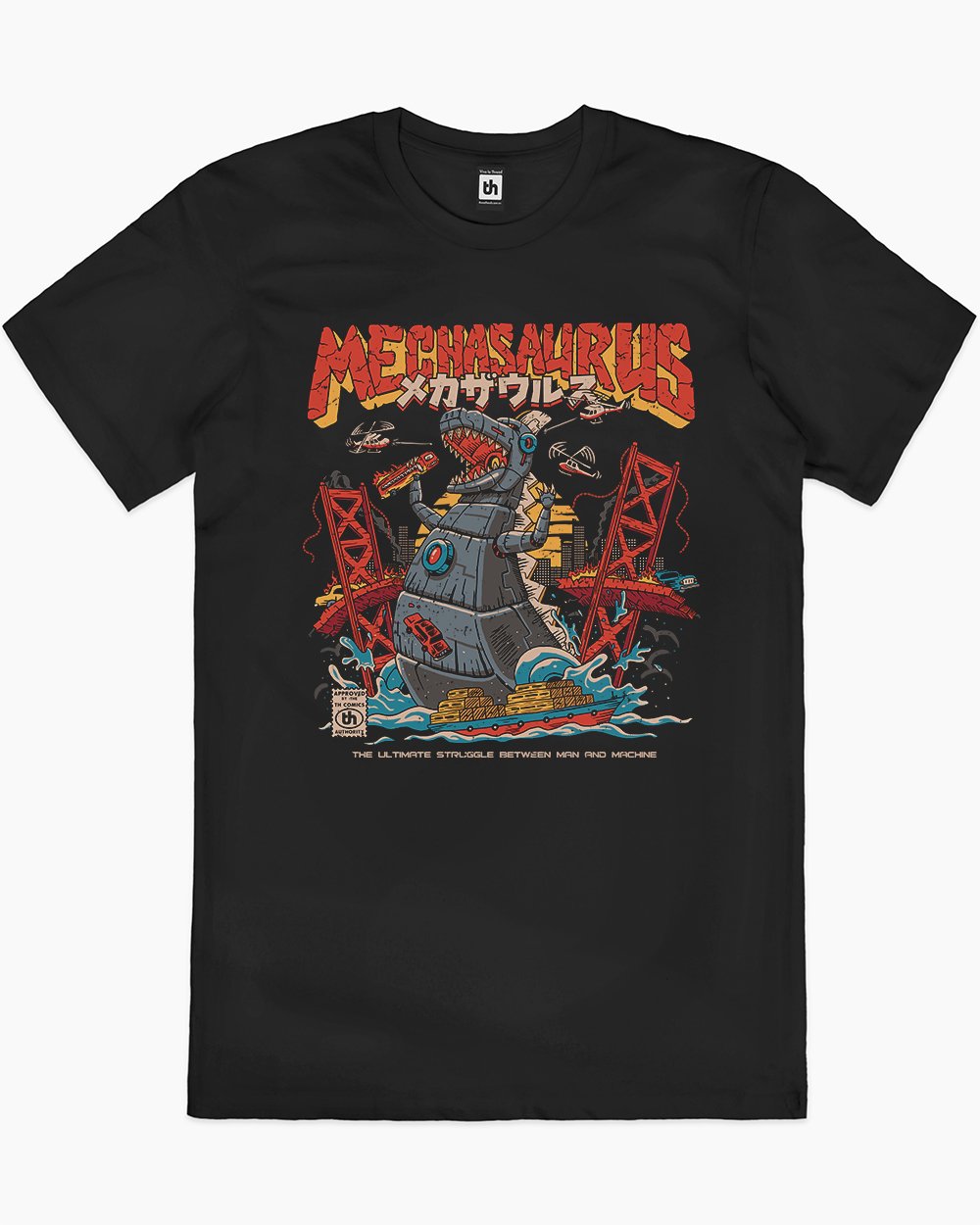 Mechasaurus T-Shirt Europe Online #colour_black