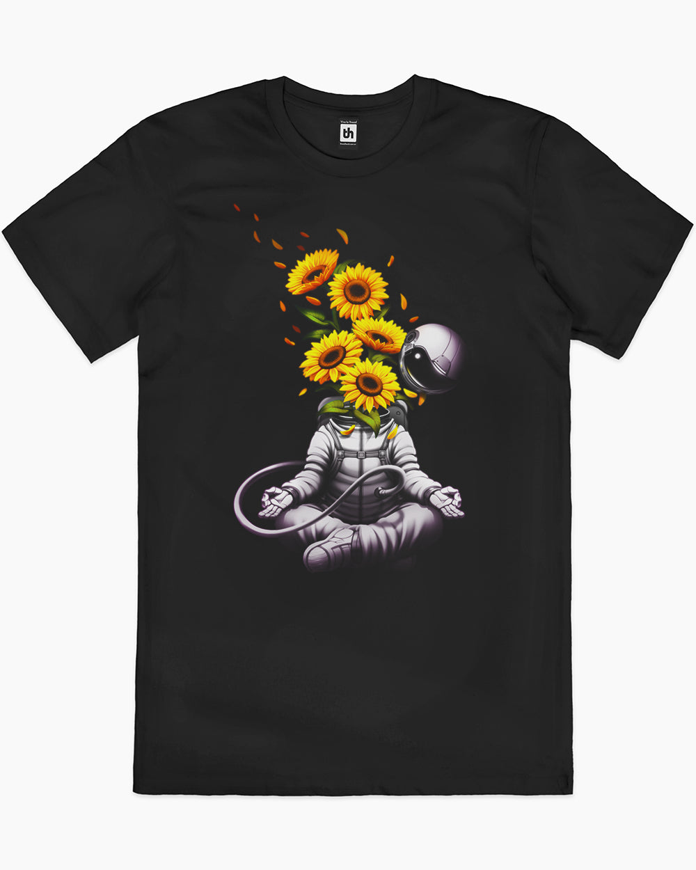 Meditation Astronaut Spring T-Shirt Europe Online #colour_black