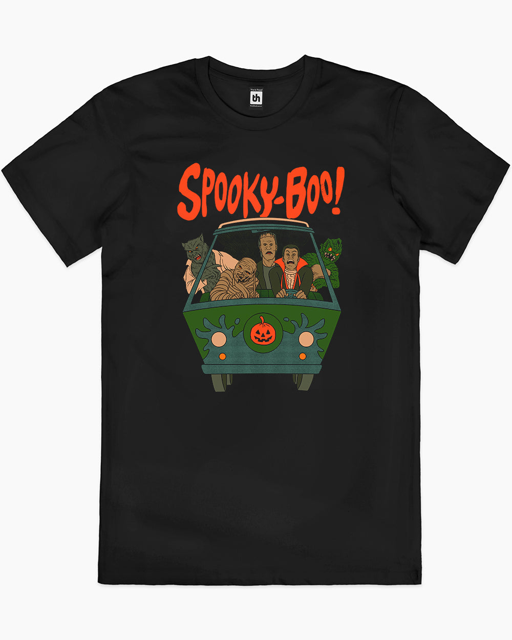 Spooky Boo! T-Shirt Europe Online #colour_black