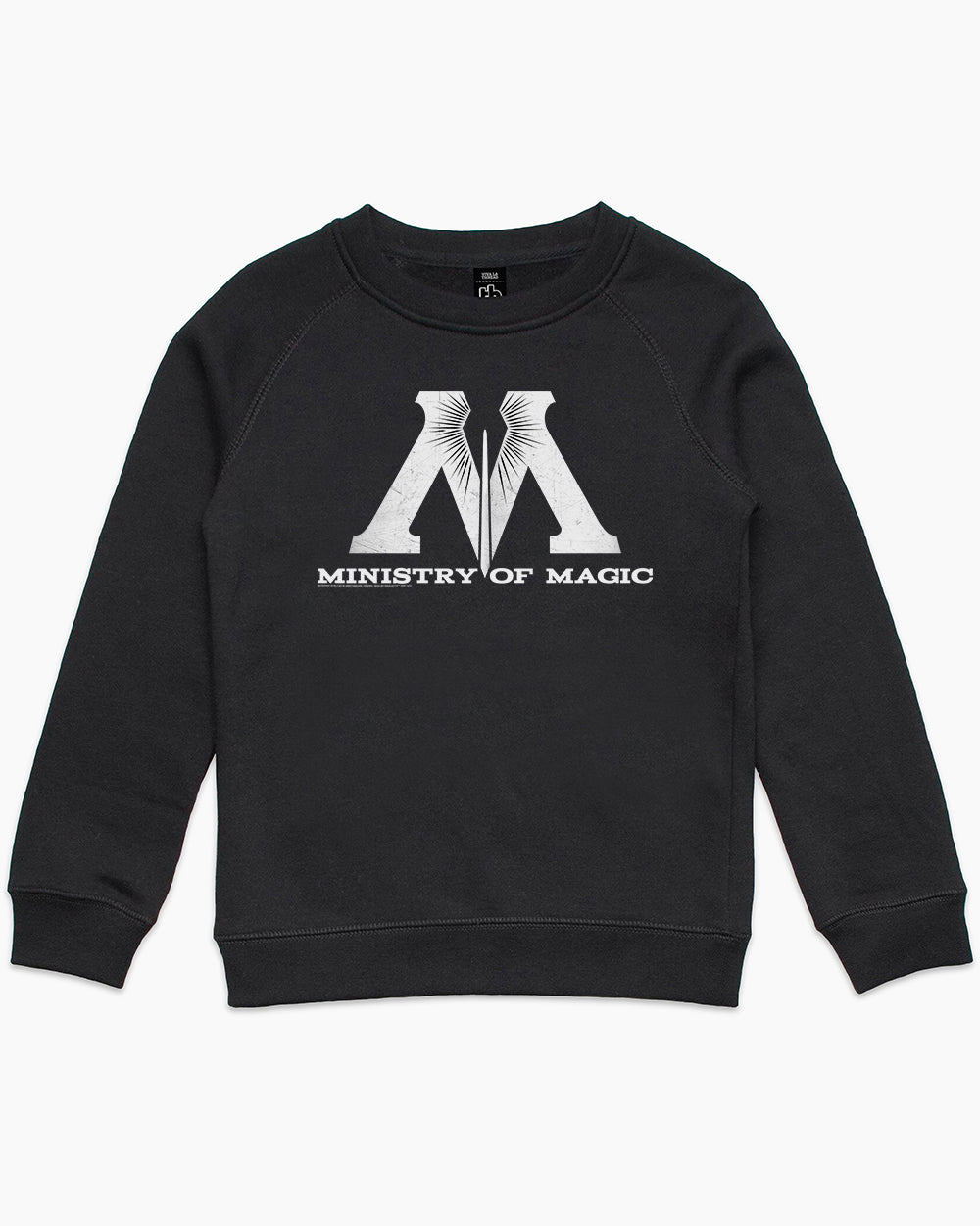 Ministry of Magic Logo Kids Sweater Australia Online #colour_black
