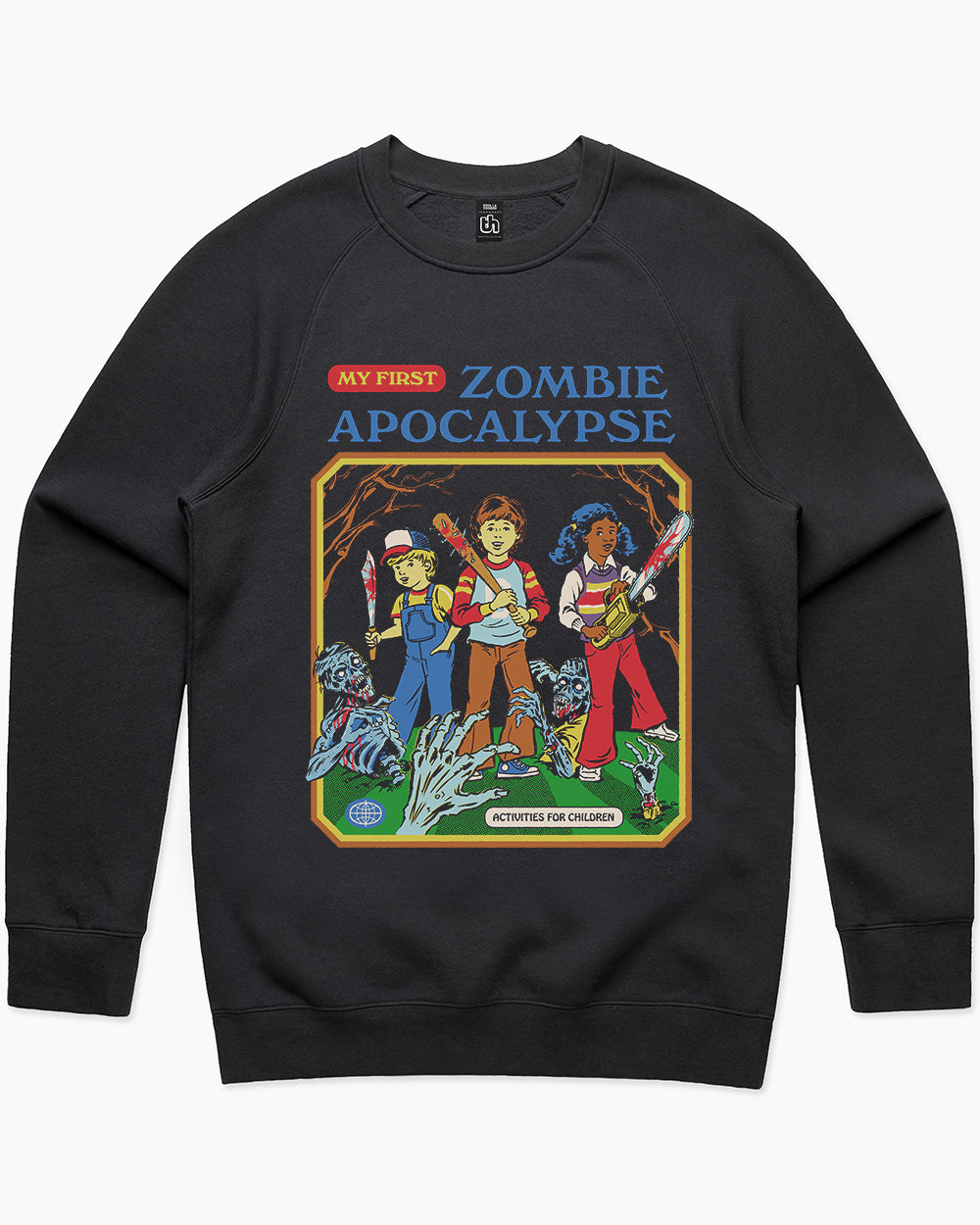My First Zombie Apocalypse Sweater Europe Online #colour_black