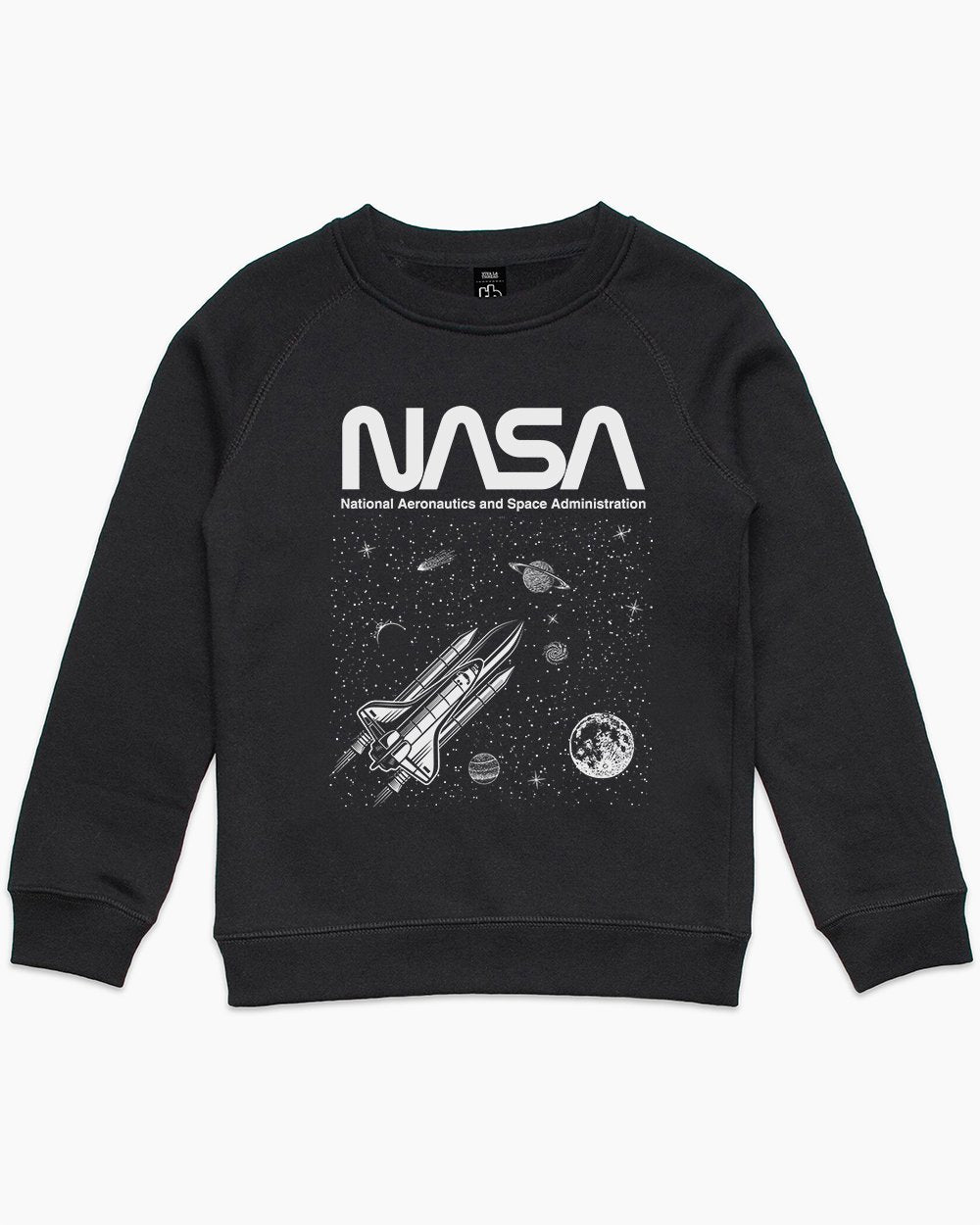 NASA Galaxy Kids Sweater Australia Online #colour_black
