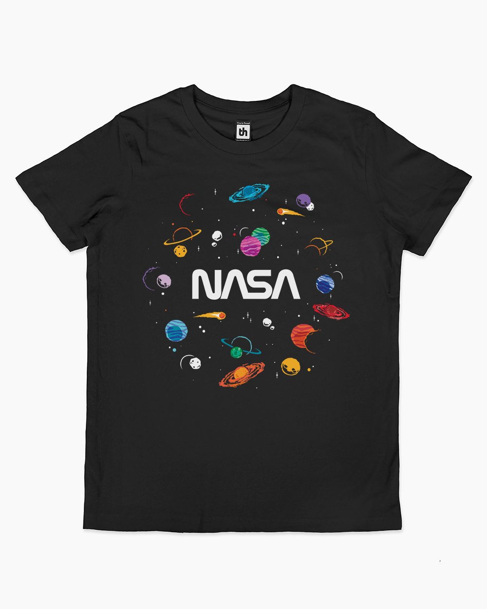 NASA Planets Kids T-Shirt Europe Online #colour_black