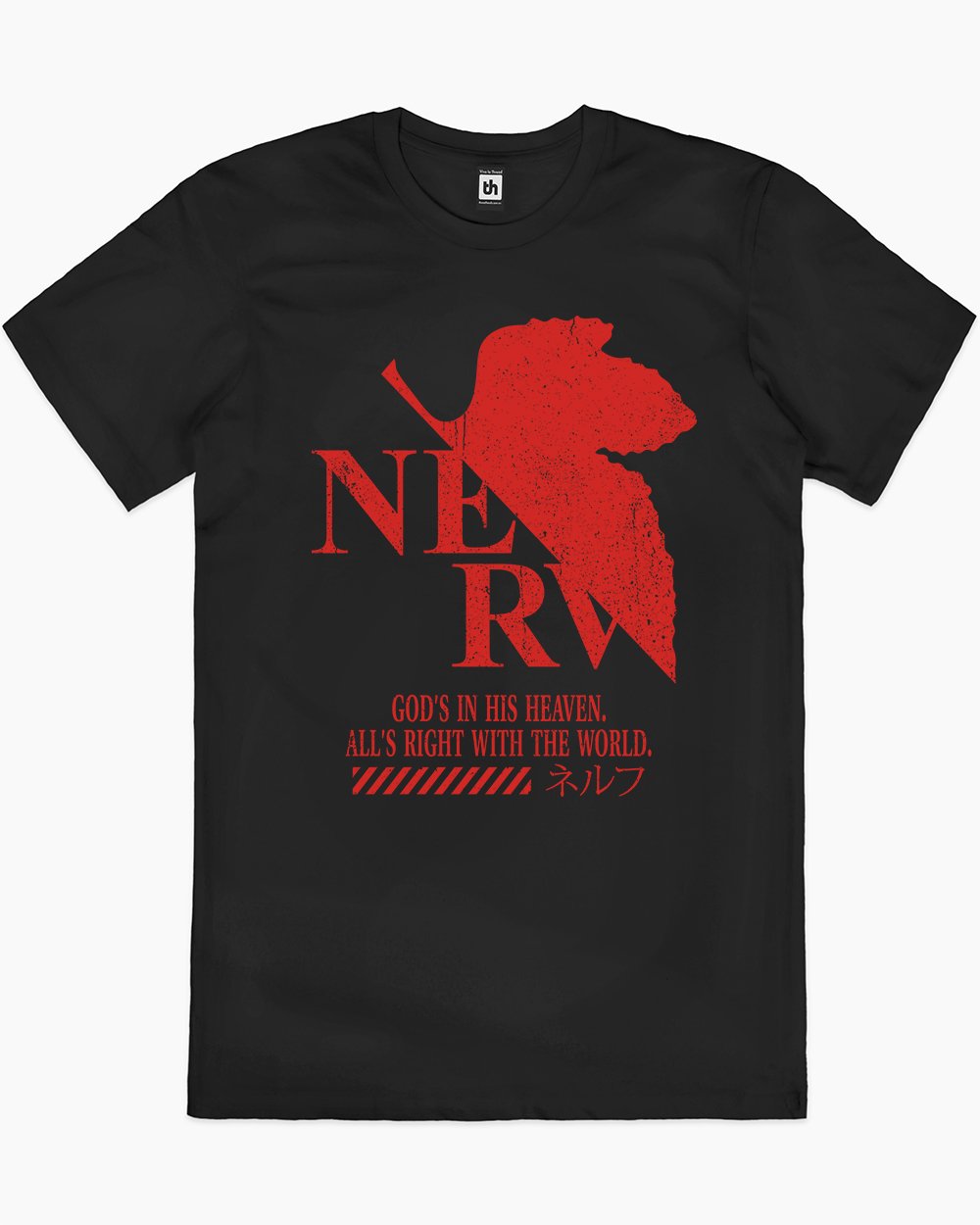 NERV T-Shirt Australia Online #colour_black