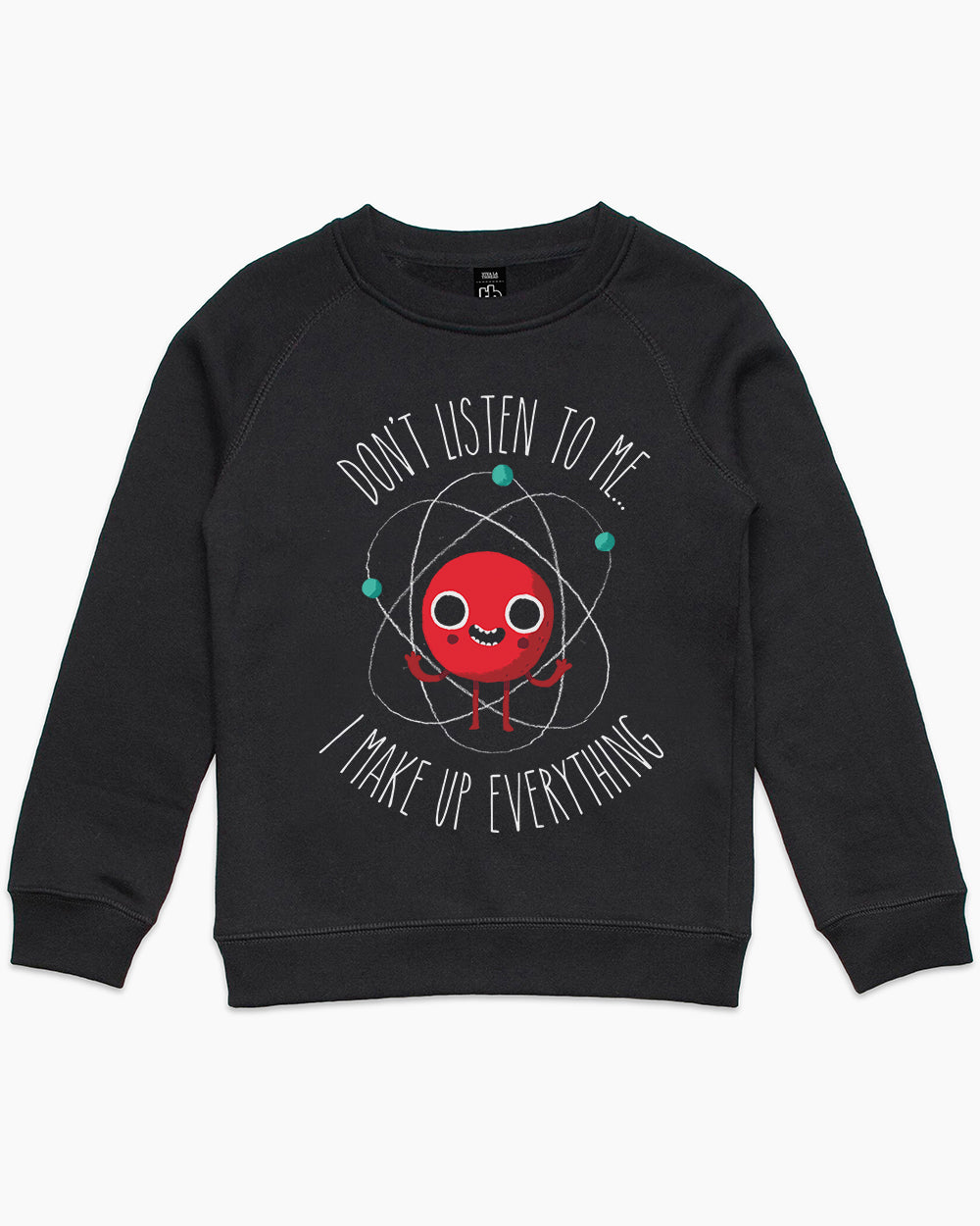 Never Trust An Atom Kids Sweater Australia Online #colour_black