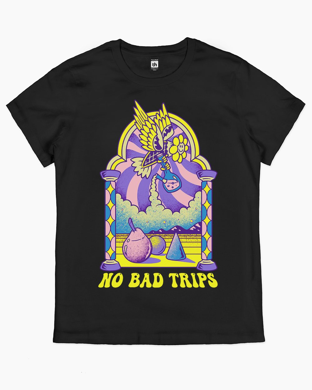 No Bad Trips T-Shirt Australia Online #colour_black