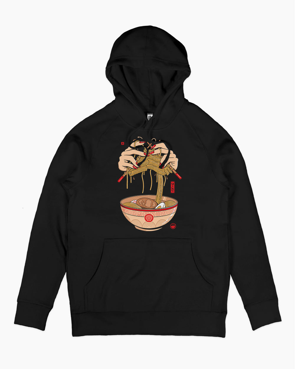 Noodle Knitting Hoodie Europe Online #colour_black
