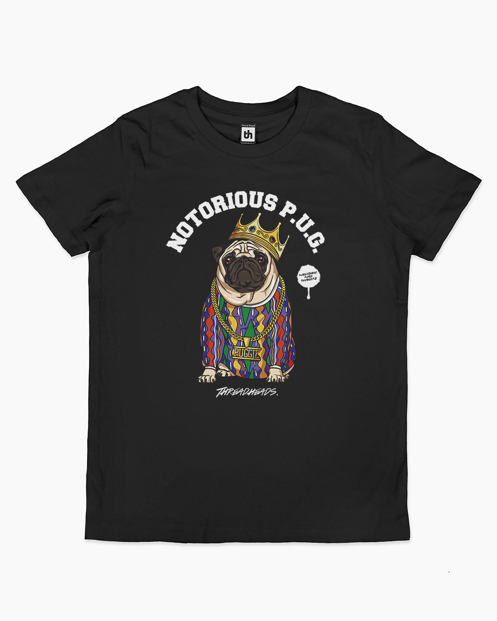 Notorious PUG Kids T-Shirt Europe Online #colour_black