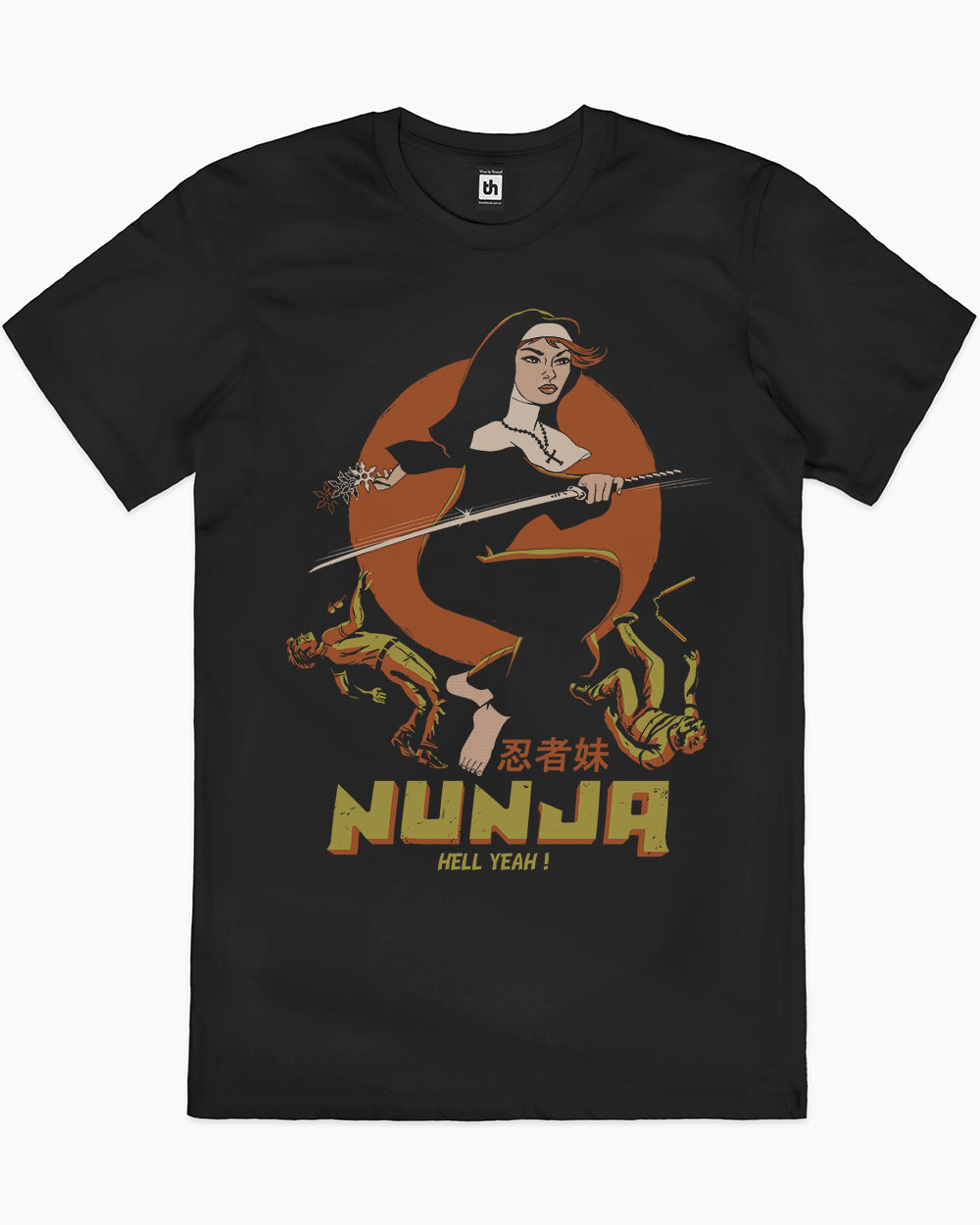 Nunja T-Shirt Europe Online #colour_black