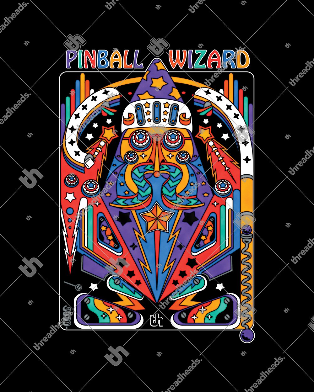 Pinball Wizard T-Shirt Europe Online #colour_black