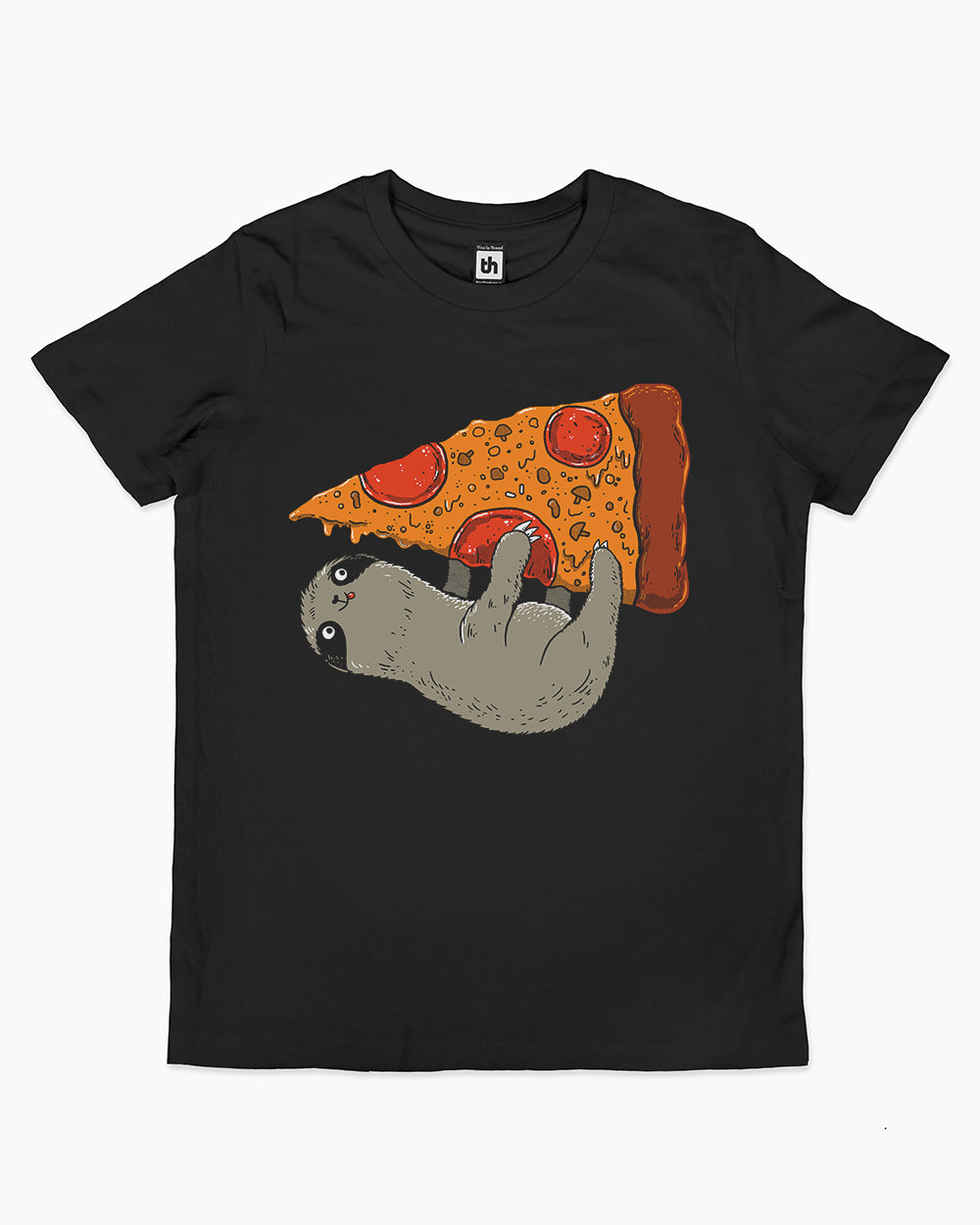 Pizza Sloth Kids T-Shirt Europe Online #colour_black
