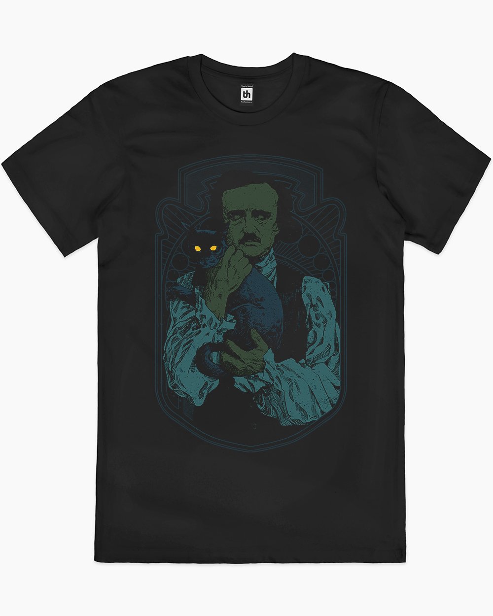 Poe and Black Cat T-Shirt Europe Online #colour_black