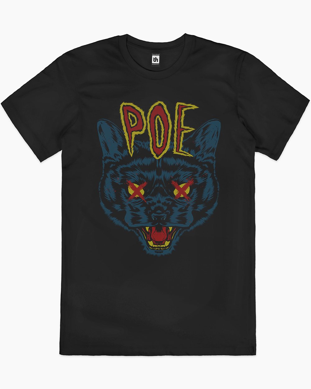 Poe's Cat T-Shirt Europe Online #colour_black