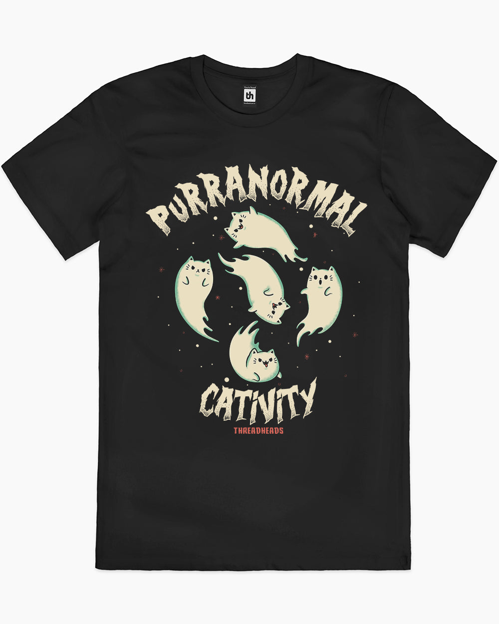 Purranormal Cativity T-Shirt Australia Online #colour_black