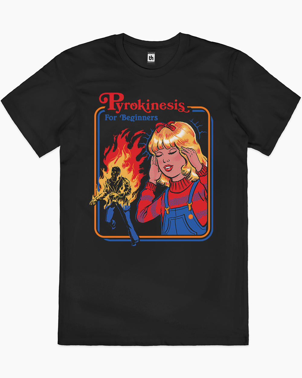 Pyrokinesis for Beginners T-Shirt Australia Online #colour_black