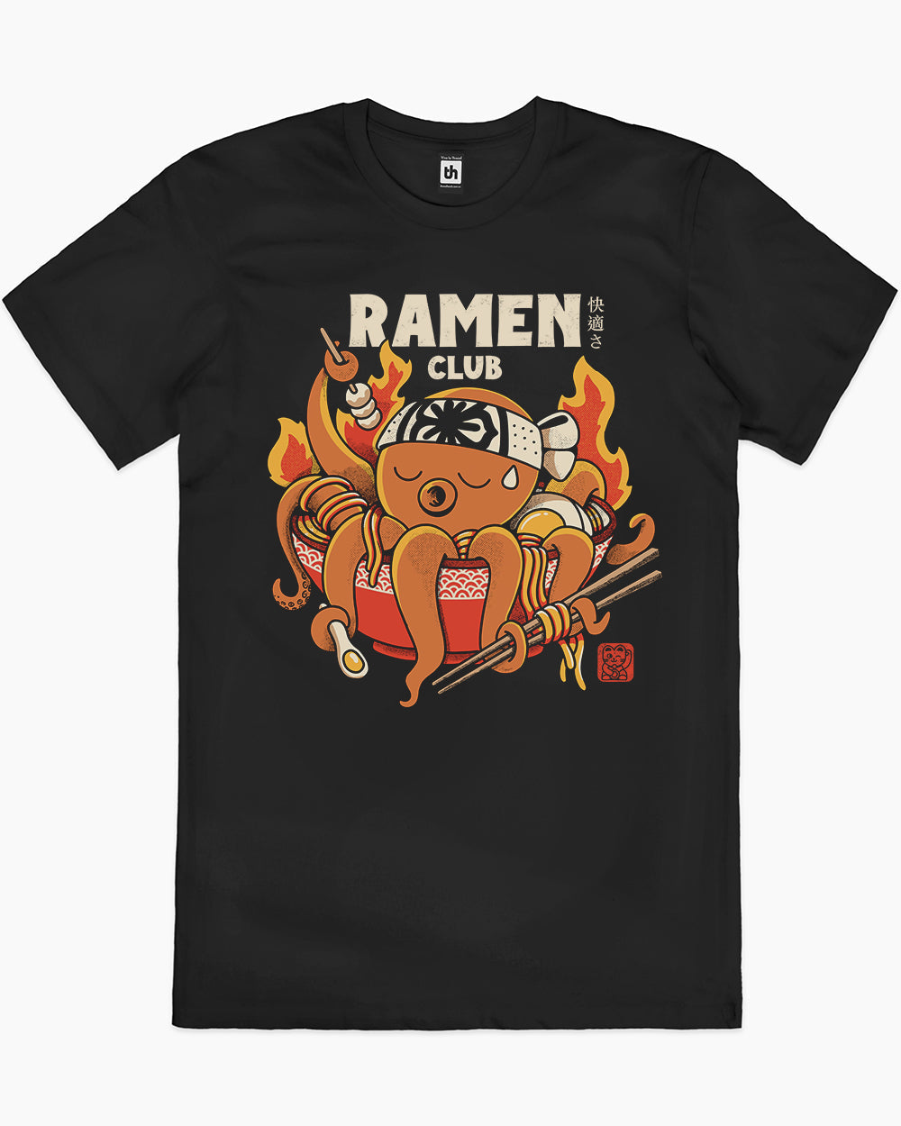 Ramen Club T-Shirt Europe Online #colour_black