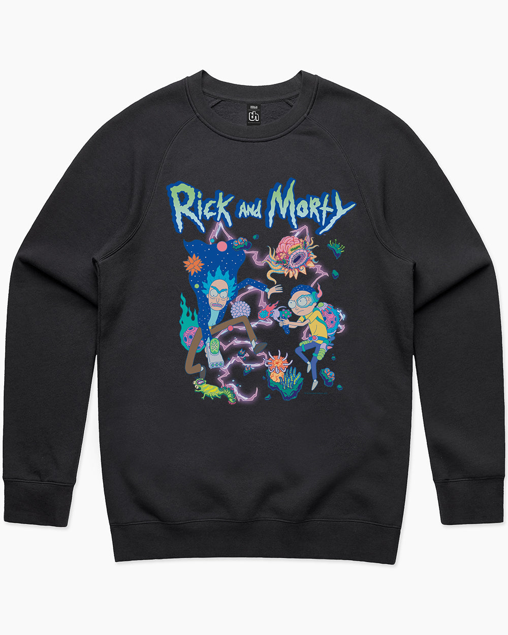 Rick and Morty Creatures Sweater Europe Online #colour_black