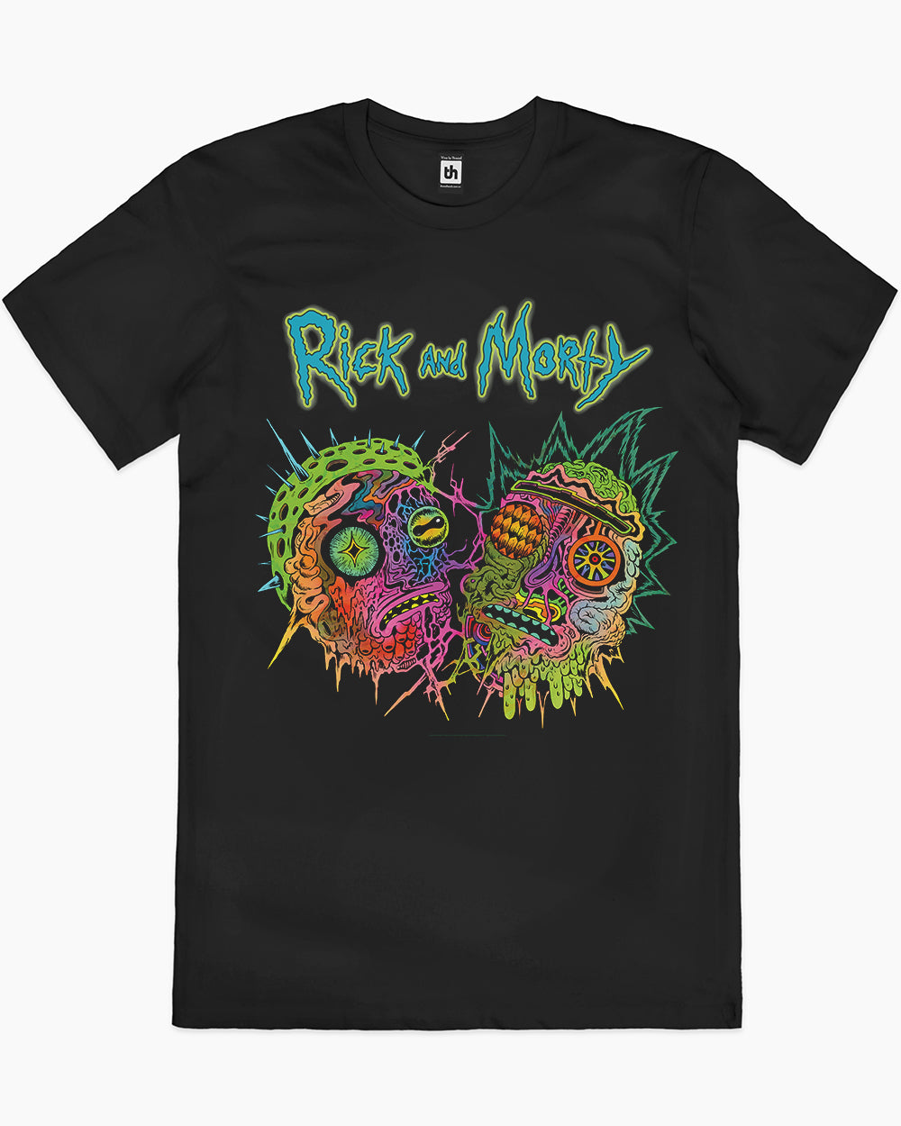Rick and Morty Psychedelia T-Shirt Australia Online #colour_black