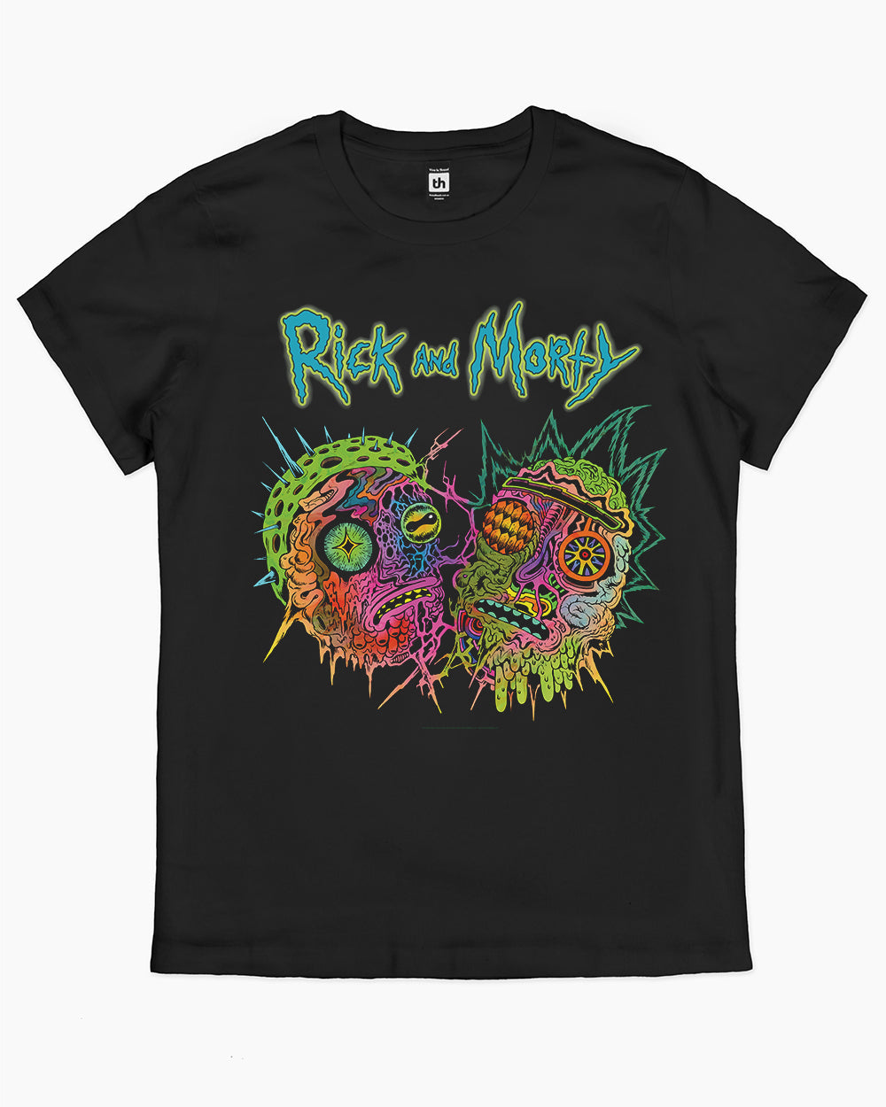 Rick and Morty Psychedelia T-Shirt Australia Online #colour_black
