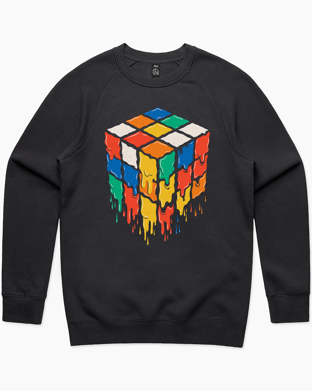 Rubik's Melt Sweater Europe Online #colour_black