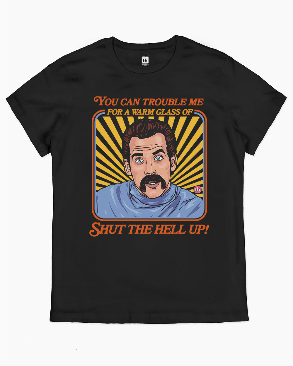 Shut the Hell Up T-Shirt Australia Online #colour_black