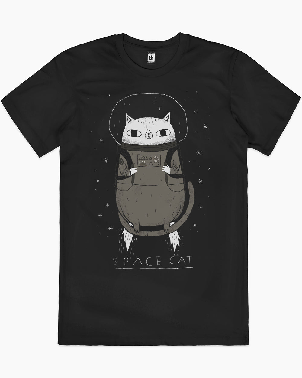 Space Cat T-Shirt Europe Online #colour_black