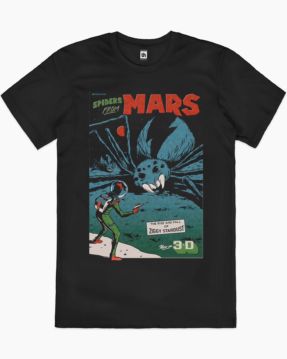 Spiders From Mars T-Shirt Europe Online #colour_black