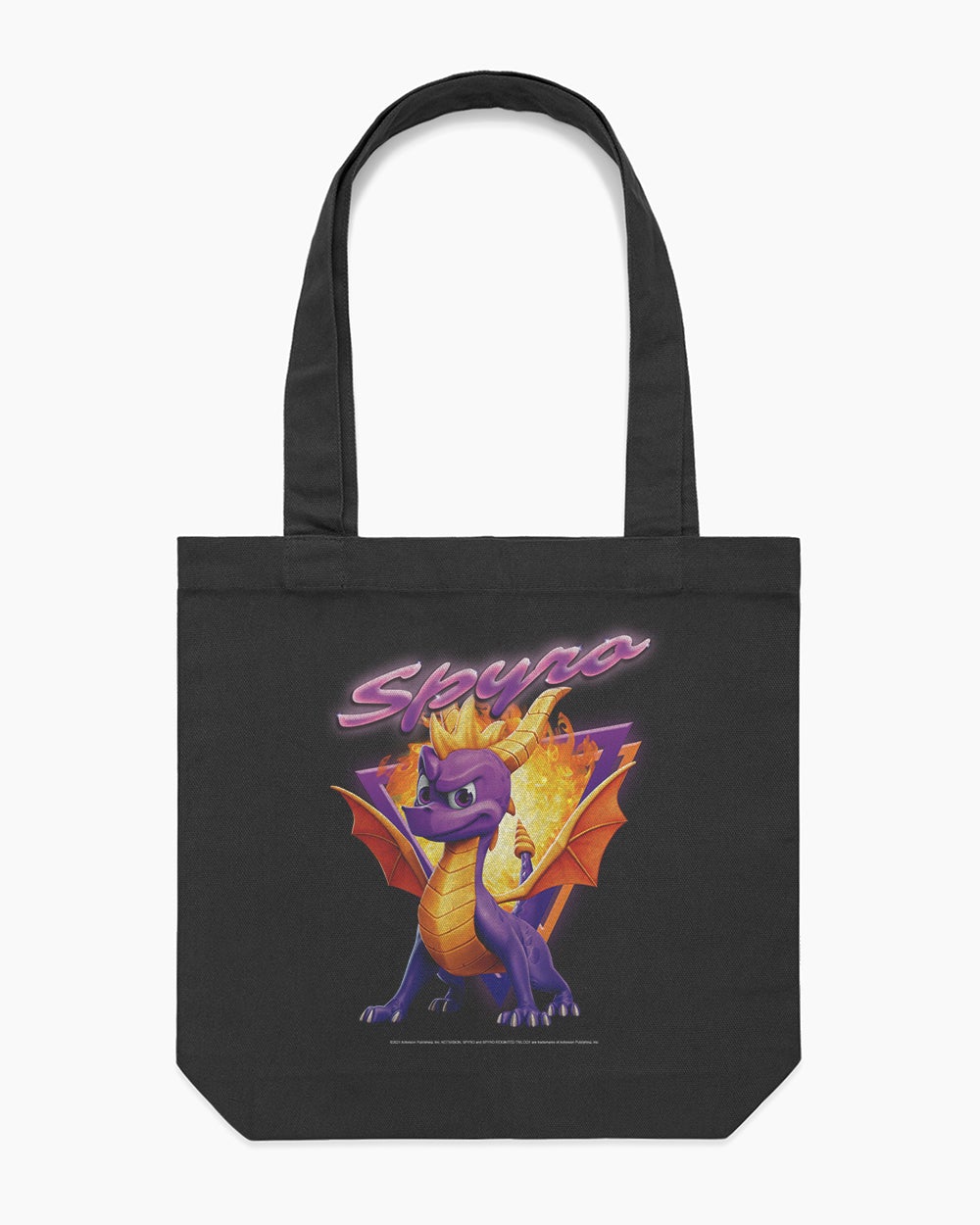 Spyro 90s Fireball Tote Bag Europe Online #colour_black