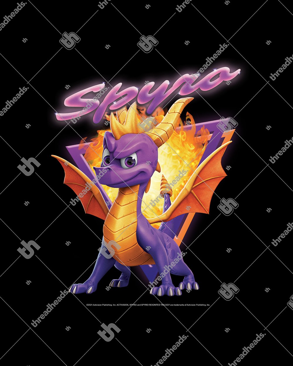 Spyro 90s Fireball Hoodie Europe Online #colour_black