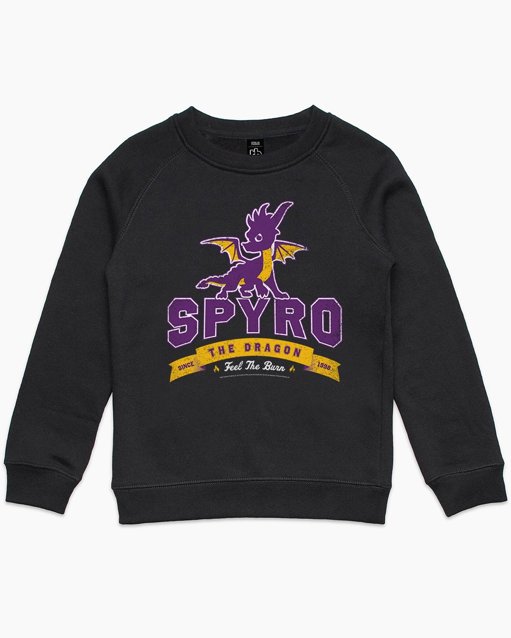 Spyro Feel the Burn Kids Sweater Australia Online #colour_black
