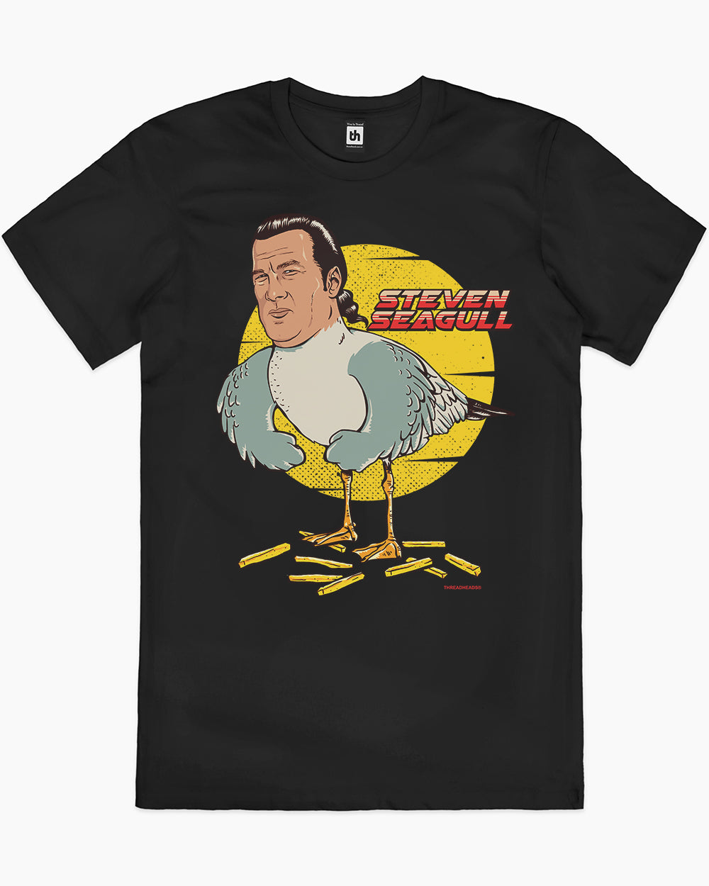 Steven Seagull T-Shirt Europe Online #colour_black