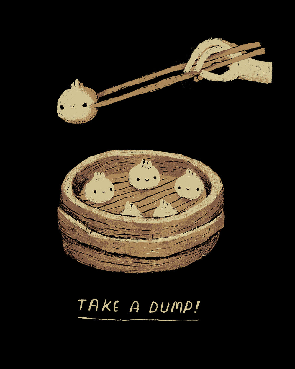 Take a Dumpling Hoodie Europe Online #colour_black