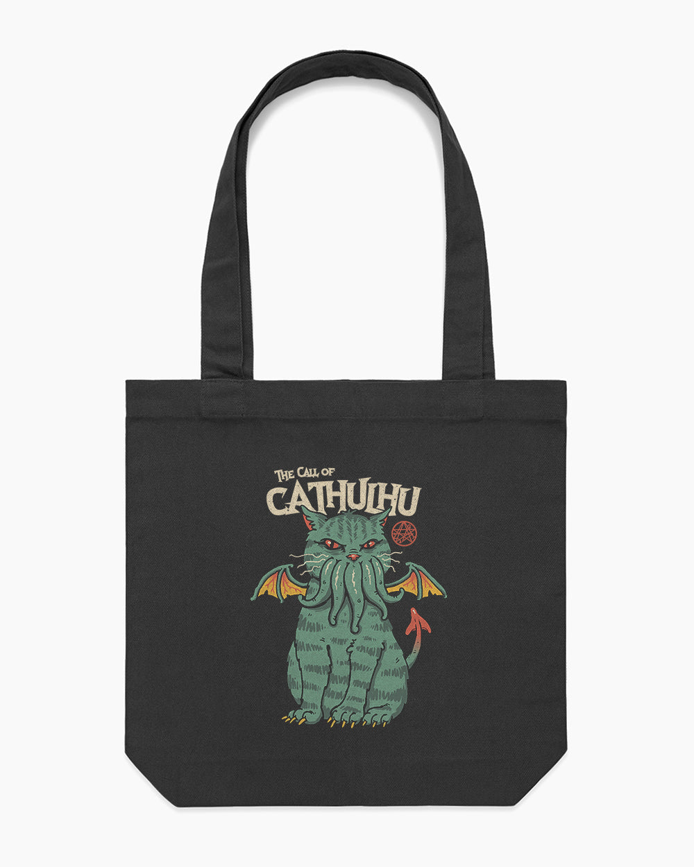 The Call of Cathulhu Tote Bag Europe Online #colour_black